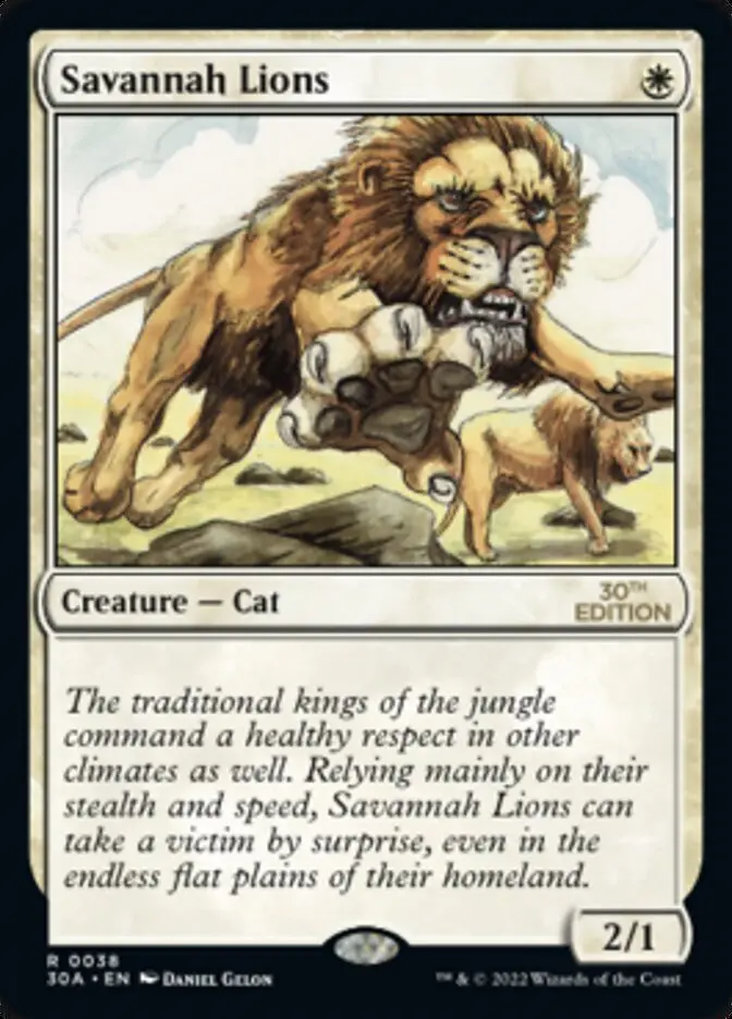 Savannah Lions [30Th Anniversary Edition] 1