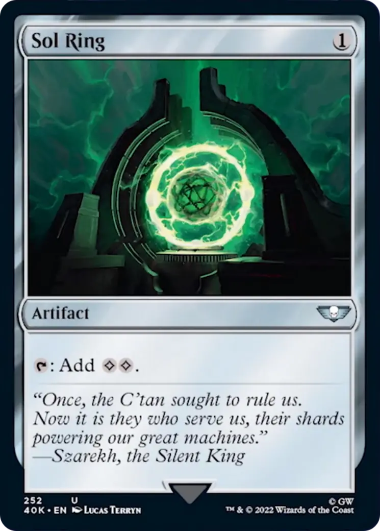 Sol Ring (252) (Surge Foil) [Warhammer 40,000] 1