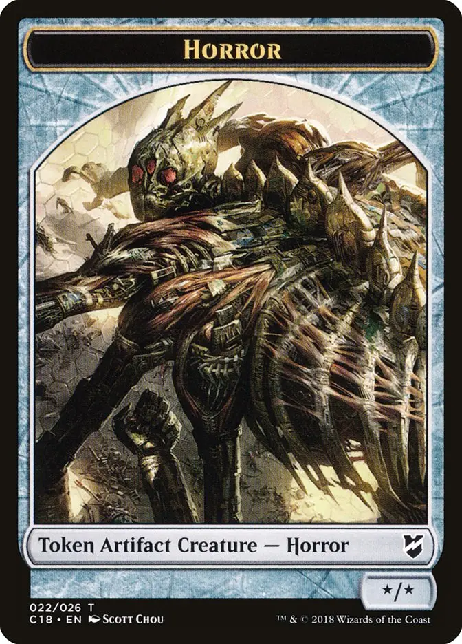 Horror Token [Commander 2018 Tokens] 1