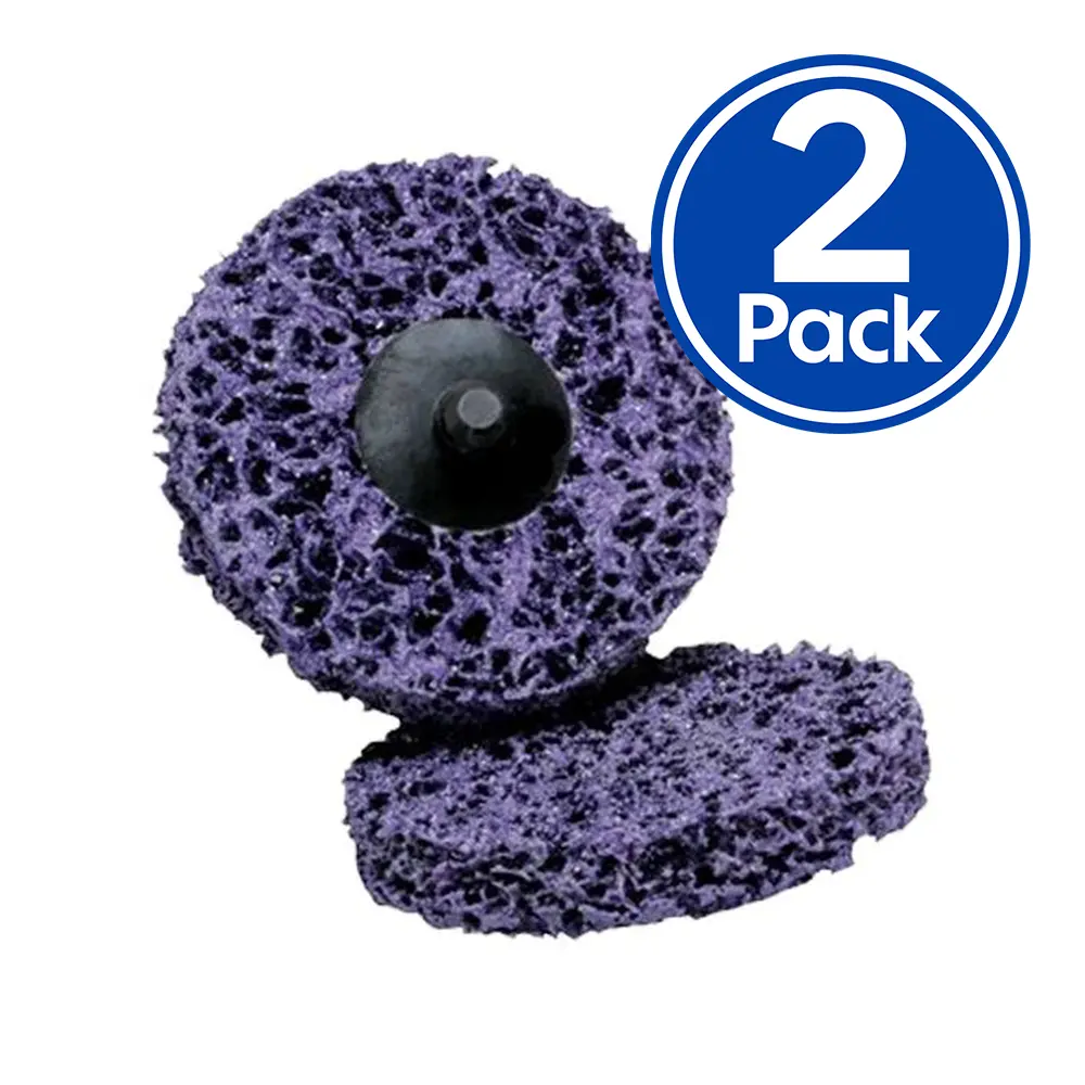 Grp 2'' Clean & Strip Purple Roloc Abrasive Disc X 2 Pack 1