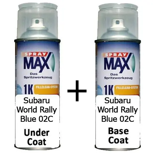 Auto Touch Up Can Subaru World Rally Blue 02C Pearl Paint 1