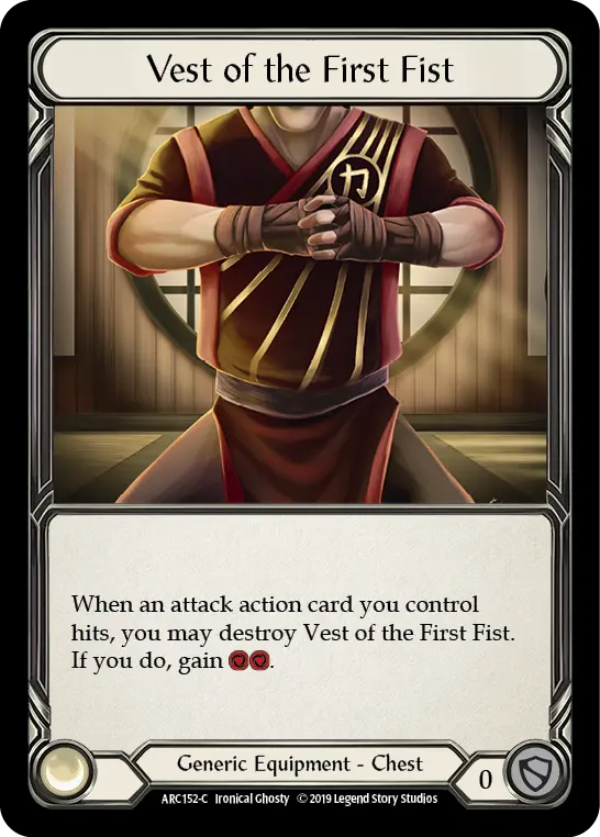 Vest Of The First Fist [Arc152-C] (Arcane Rising)  1St Edition Normal 1