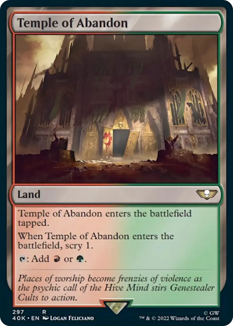 Temple Of Abandon (Surge Foil) [Warhammer 40,000] 1