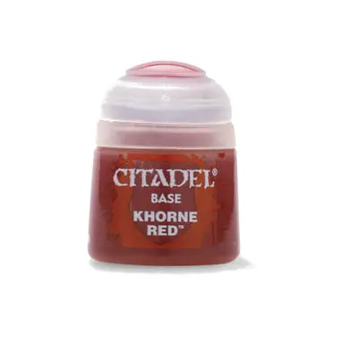 Citadel Base Paint: Khorne Red (12Ml) 1