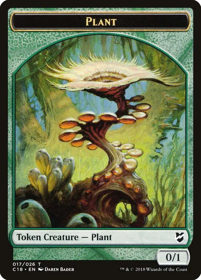 Plant Token [Commander 2018 Tokens] 1