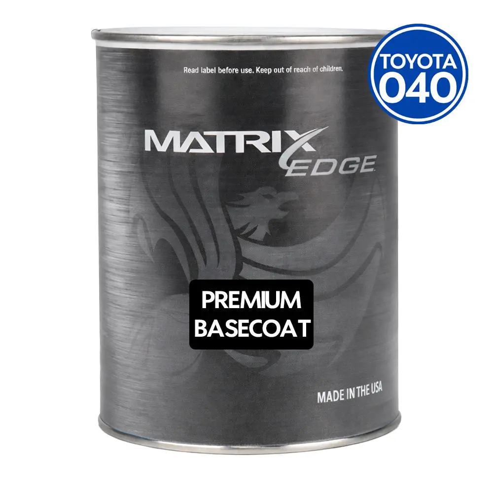 Matrix Edge Premium Basecoat Toyota 040 White Automotive Refinish Paint 1