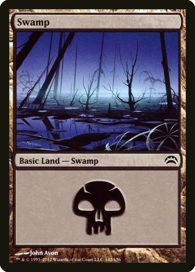 Swamp (142) [Planechase 2012] 1