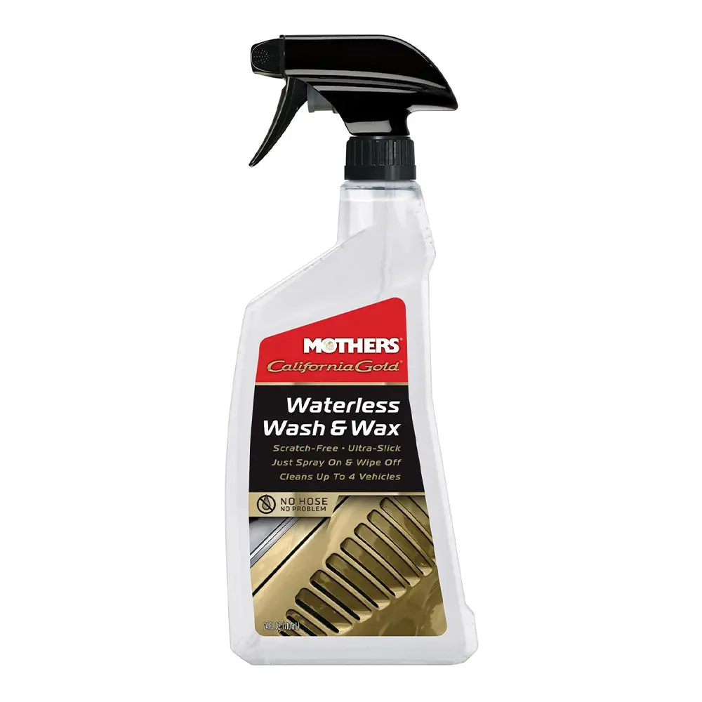 Mothers California Gold Waterless Spray On Wash & Wax 710Ml Ultra Slick 1