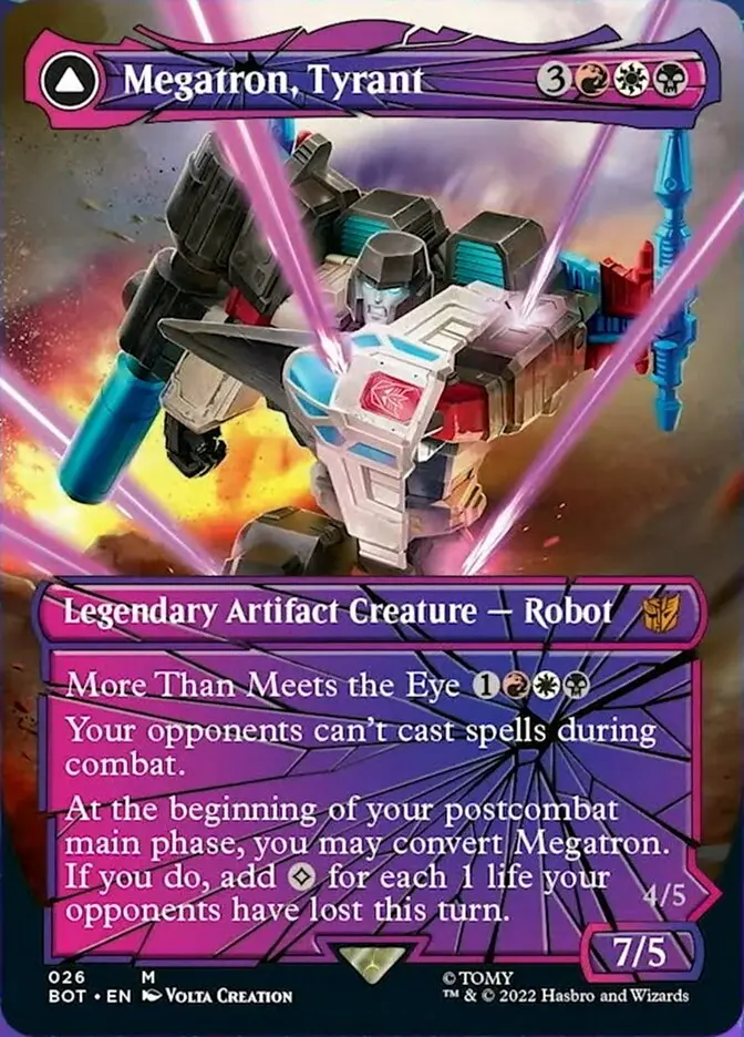 Megatron, Tyrant // Megatron, Destructive Force (Shattered Glass) [Transformers] 1