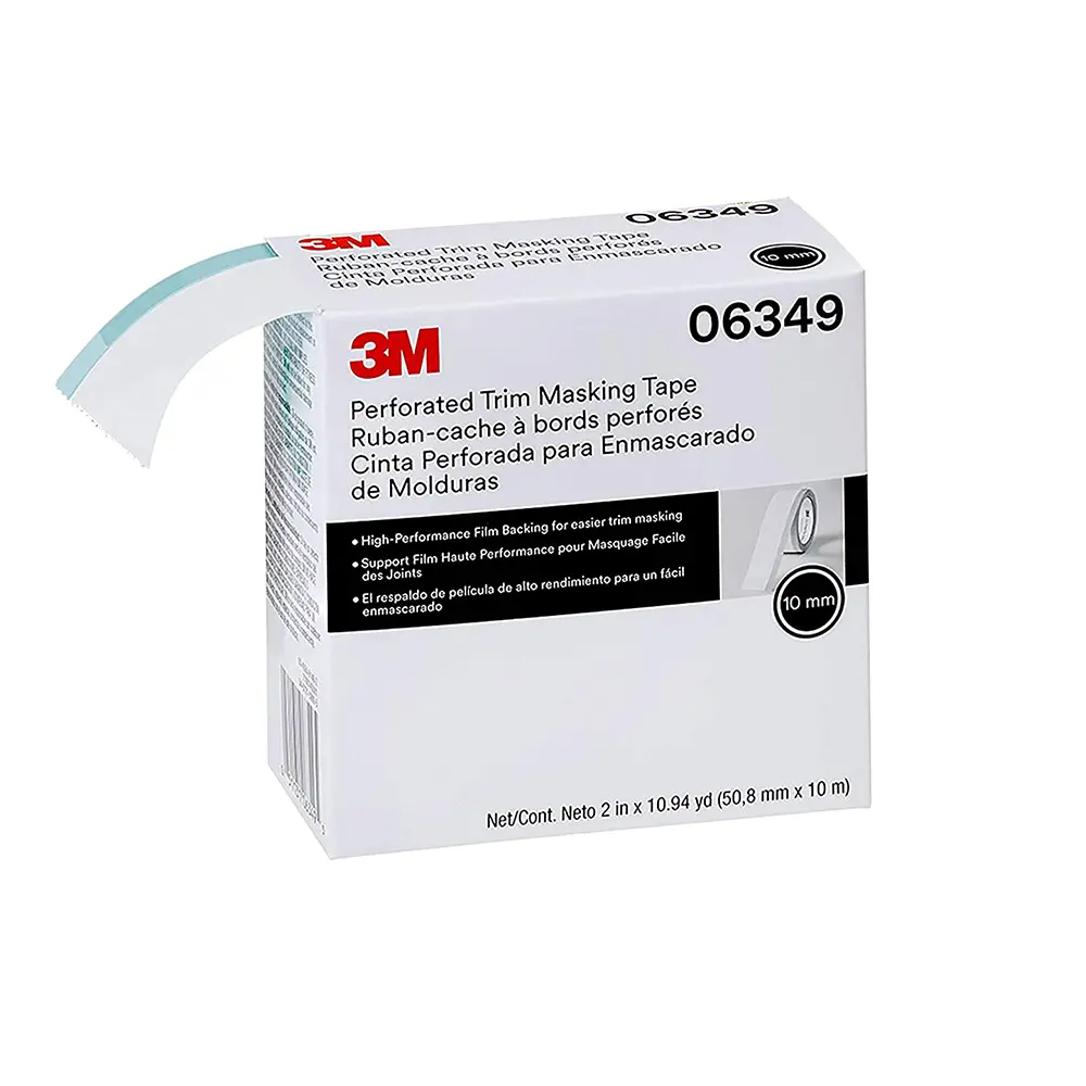 3M Trim Masking Tape 06349 10Mm X 10M Translucent Linered Tape Rigid Band 1