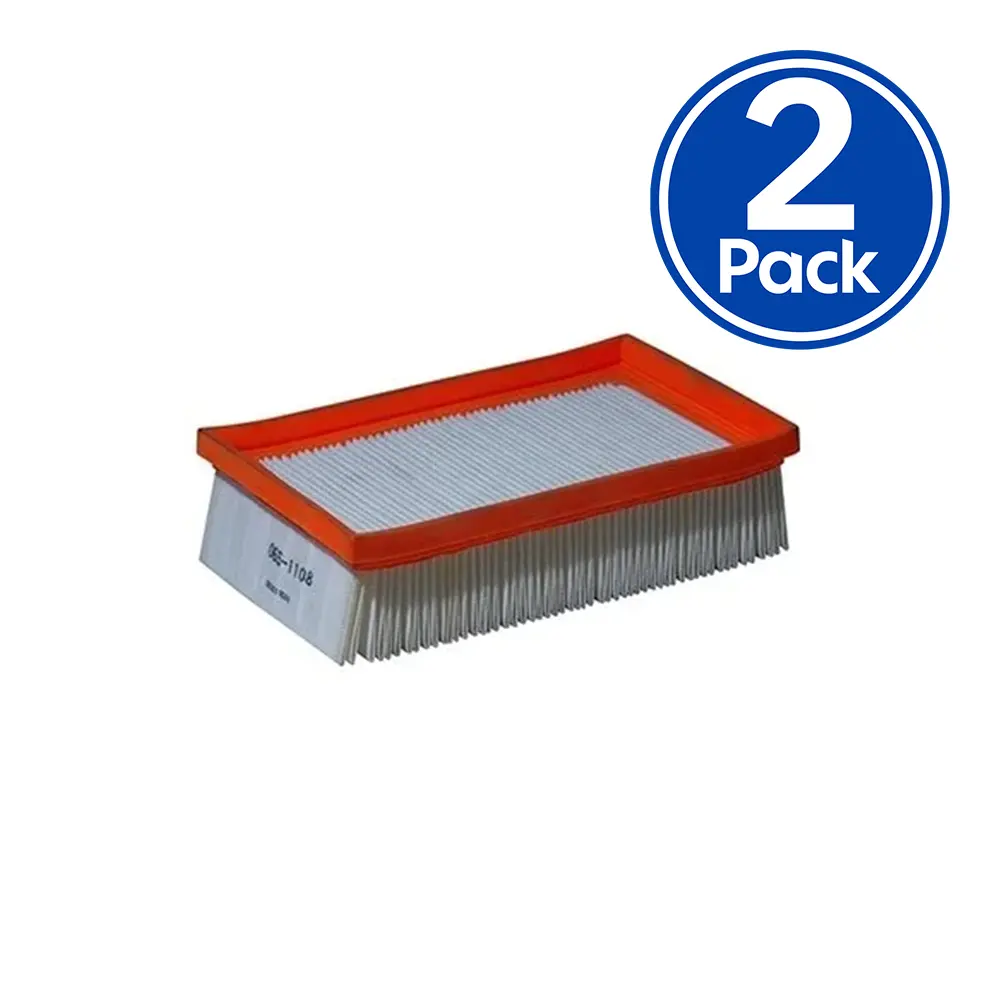 Rupes Polyester Panel Filter Cartridge Set Suit S145 Dust Extractor 065.1108 X 2 Pack 1