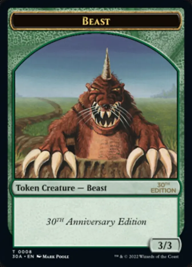 Beast Token [30Th Anniversary Tokens] 1