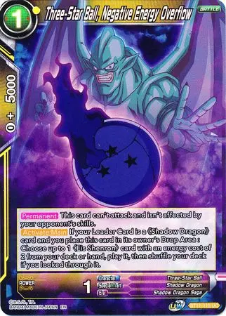 Three-Star Ball, Negative Energy Overflow (Bt11-115) [Vermilion Bloodline 2Nd Edition] 1