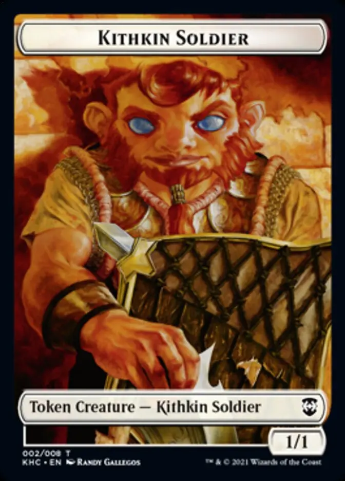 Kithkin Soldier Token [Kaldheim Commander Tokens] 1