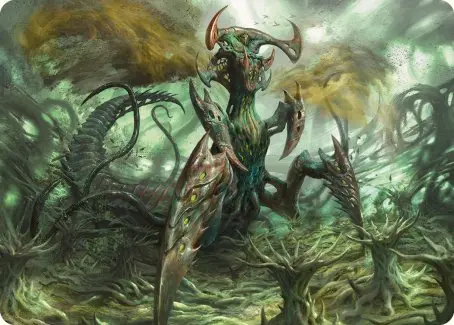 Zopandrel, Hunger Dominus Art Card [Phyrexia: All Will Be One Art Series] 1