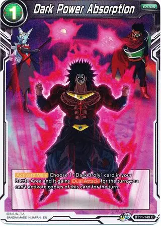 Dark Power Absorption (Bt11-149) [Vermilion Bloodline 2Nd Edition] 1