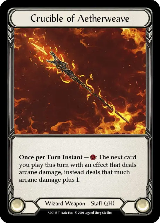 Crucible Of Aetherweave // Dash, Inventor Extraordinaire [Arc115 // Arc001] (Arcane Rising) 1