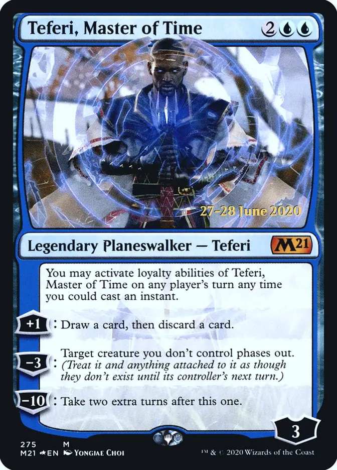 Teferi, Master Of Time [Core Set 2021 Prerelease Promos] 1