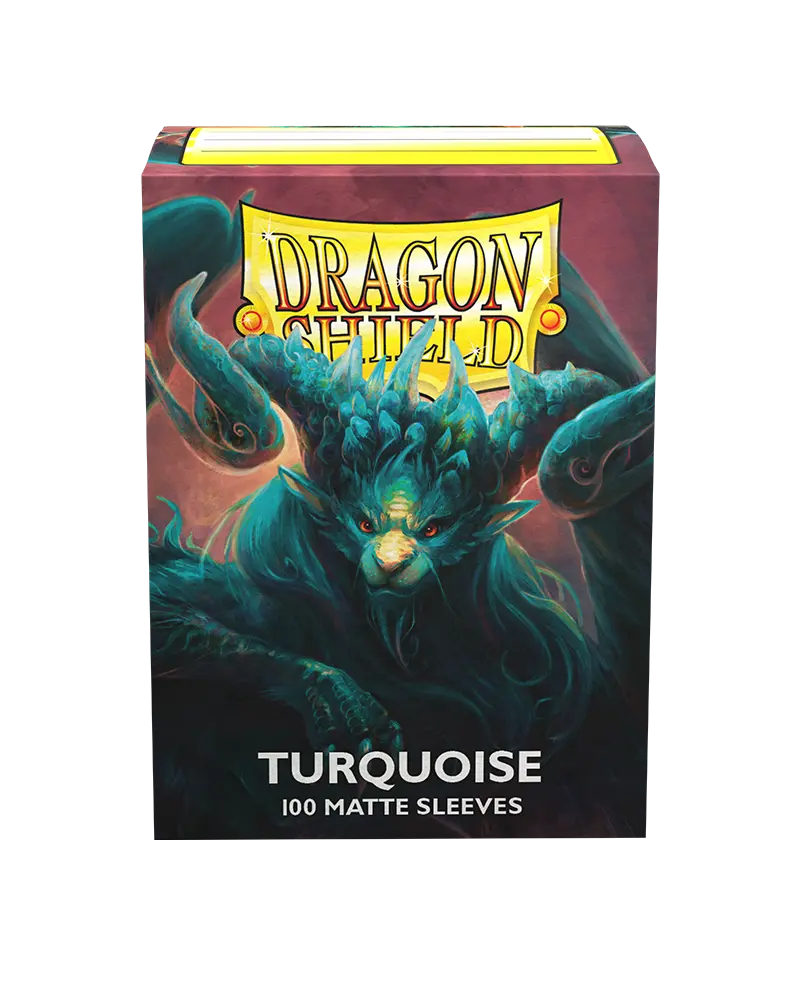 Dragon Shield: Standard 100Ct Sleeves - Turquoise (Matte) 1