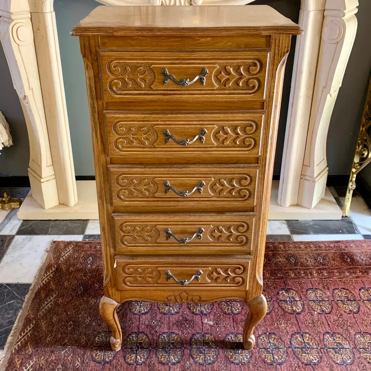 Large Antique Oak Chest Of Drawers - Sold 1