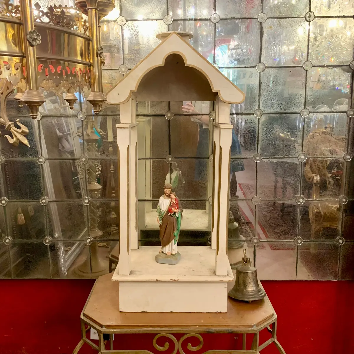 Cream Gazebo Display Pedestal 1
