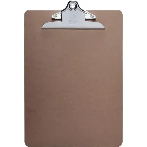 Clipboard - Hardboard 9" X 12" 1