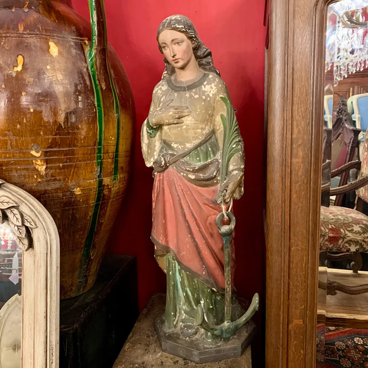 Large Religious Icon - Our Lady Star Of The Sea - Sold 1