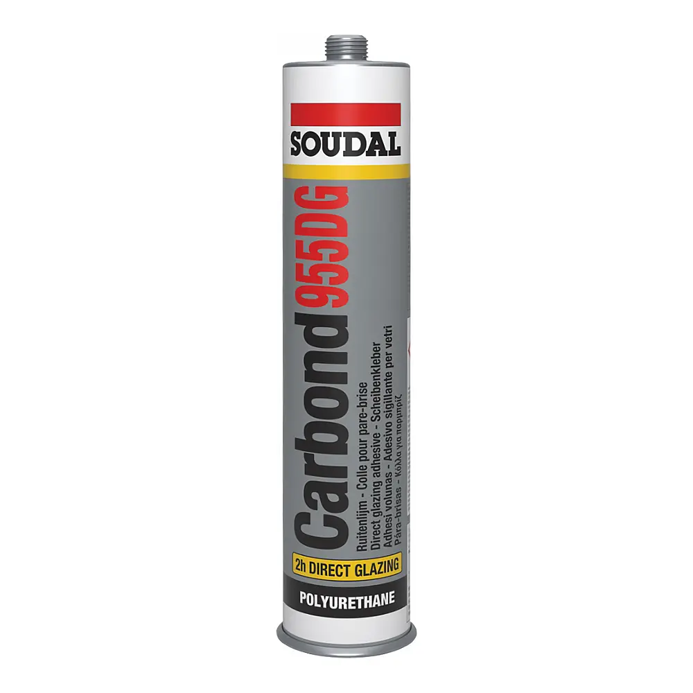Soudal Carbond 955 Dg Polyurethane Windscreen Adhesive Sealant 310Ml Black 1