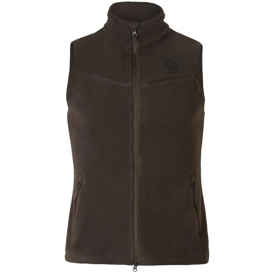 Harkila Ladies Aspire Fleece Waistcoat - Shadow Brown 1