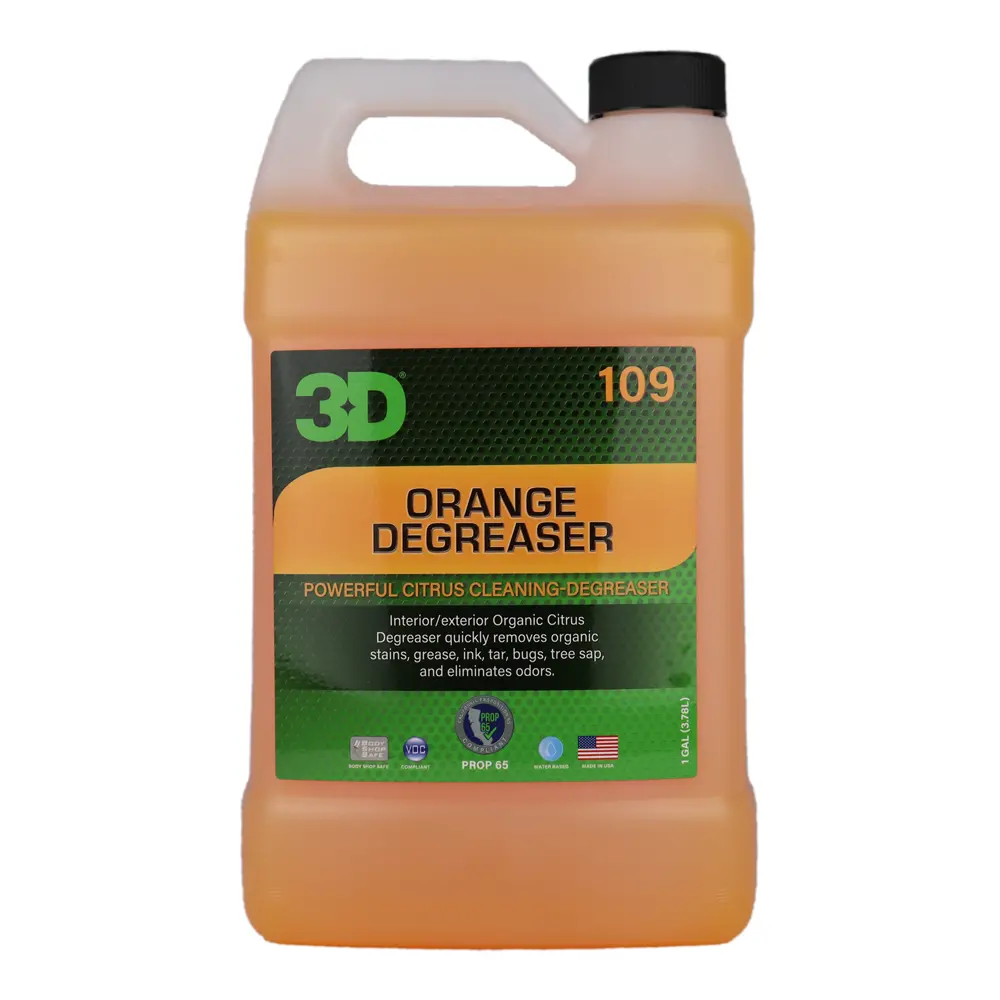 3D 109 Orange Degreaser 3.78L Biodegradable Citrus Water Based Cleaner 1