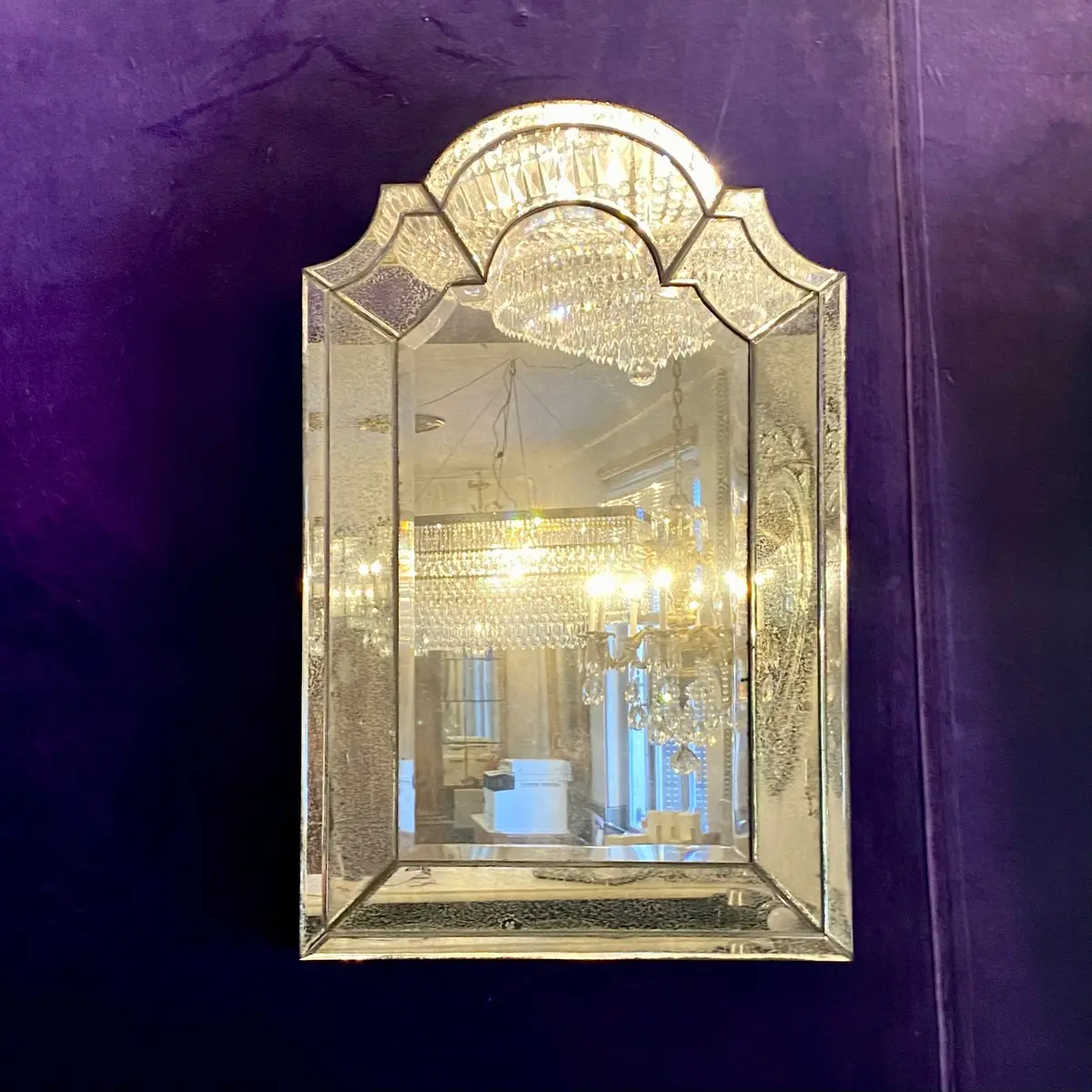 Aged Arched Mirror - Sold 1