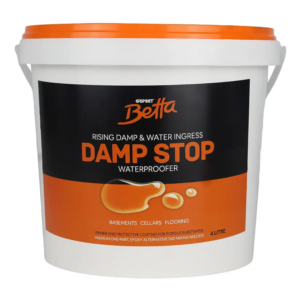Gripset Betta Damp Stop Primer 4L Moisture Barrier Waterproofing Primer 1