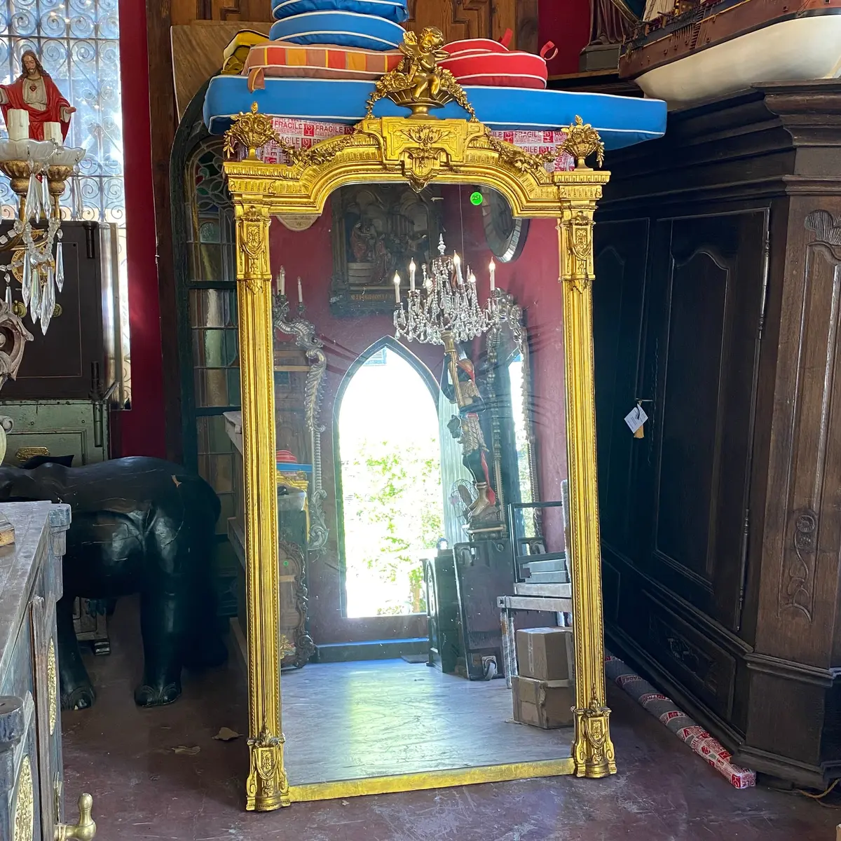 Elegant Antique French Mirror -Sold 2