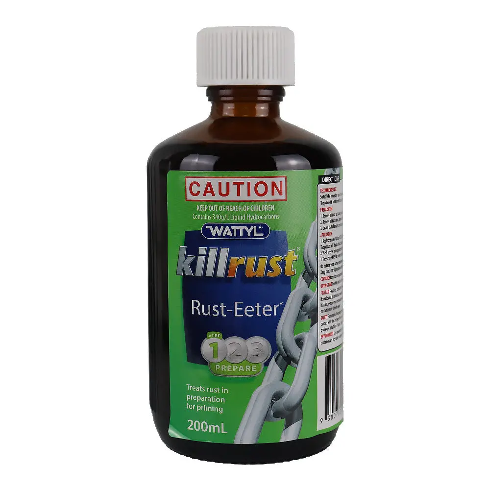 Killrust Rust-Eeter 200Ml Rust Converter & Metal Surface Treatment 1