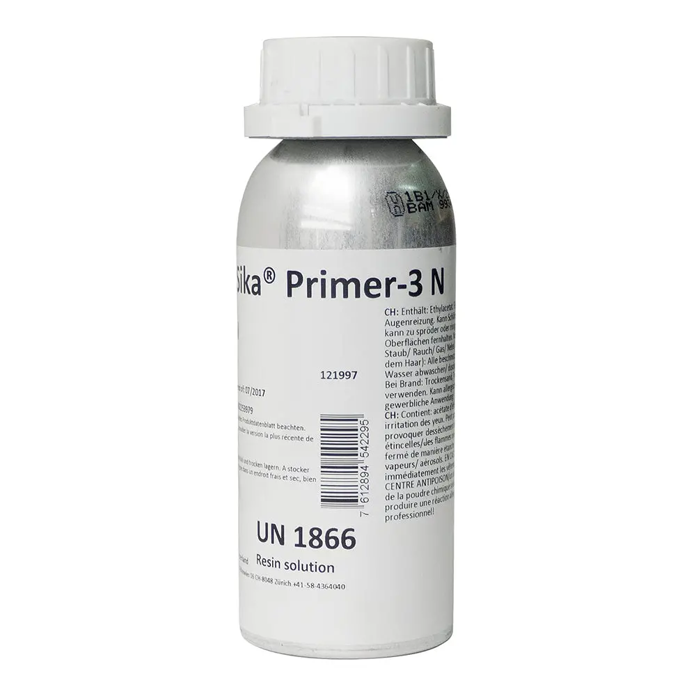 Sika Primer-3 N 1K Porous Surface & Metal Primer 250Ml Transparent 1