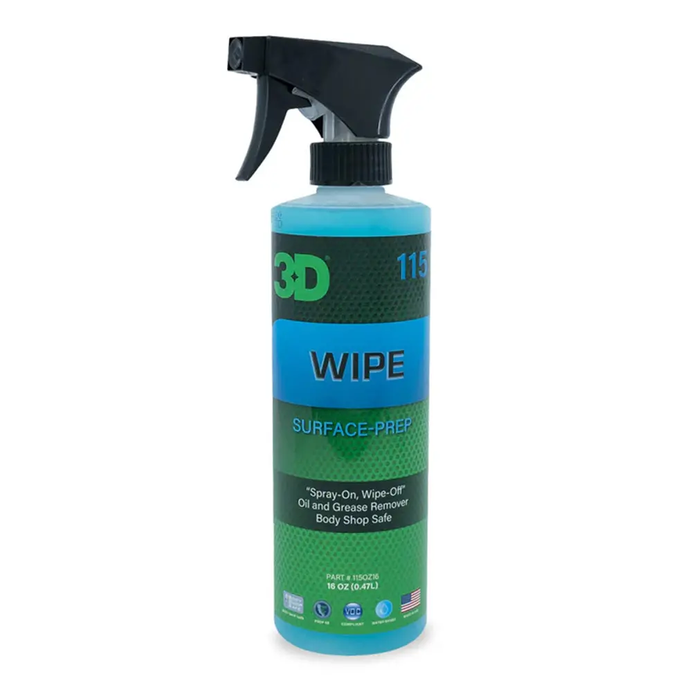 3D 115 Wipe 473Ml Spray Panel Surface Prep Degreaser For After Detailing 1