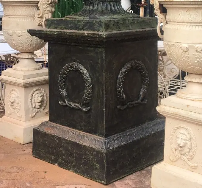 Extremely Large Cast Iron Plinth - Sold 1