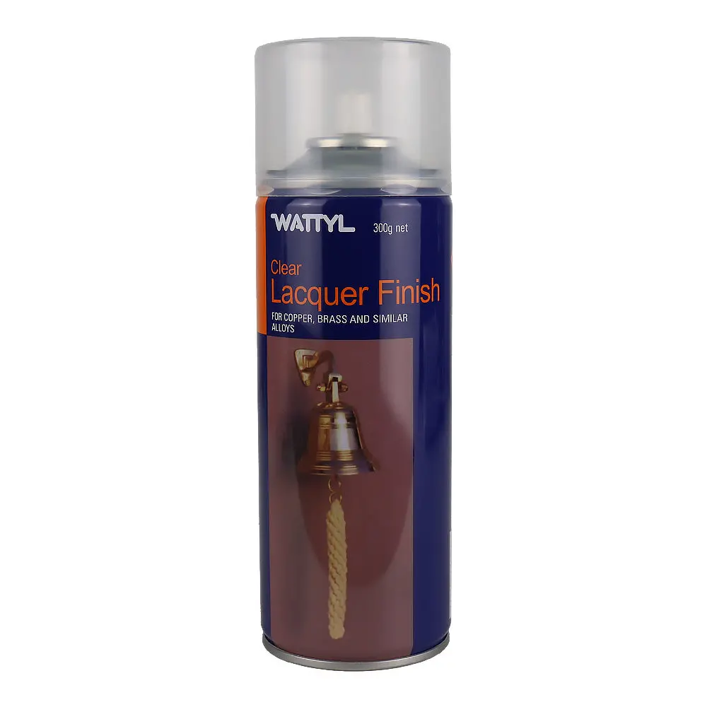 Wattyl Clear Lacquer Finish Brass Copper & Similar Alloys Tarnish Res 300G 1
