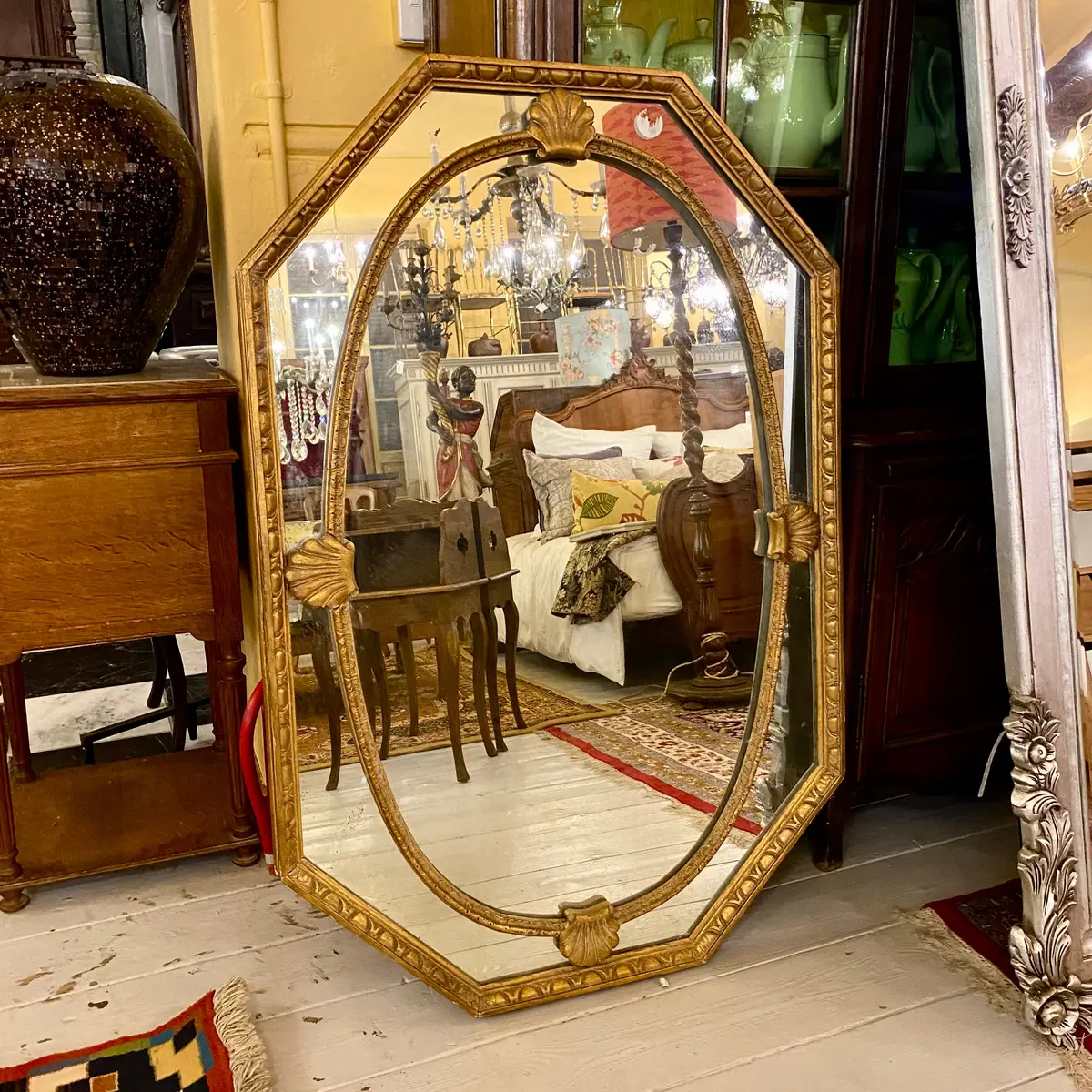 Antique Gilt Gold Mirror - Sold 1