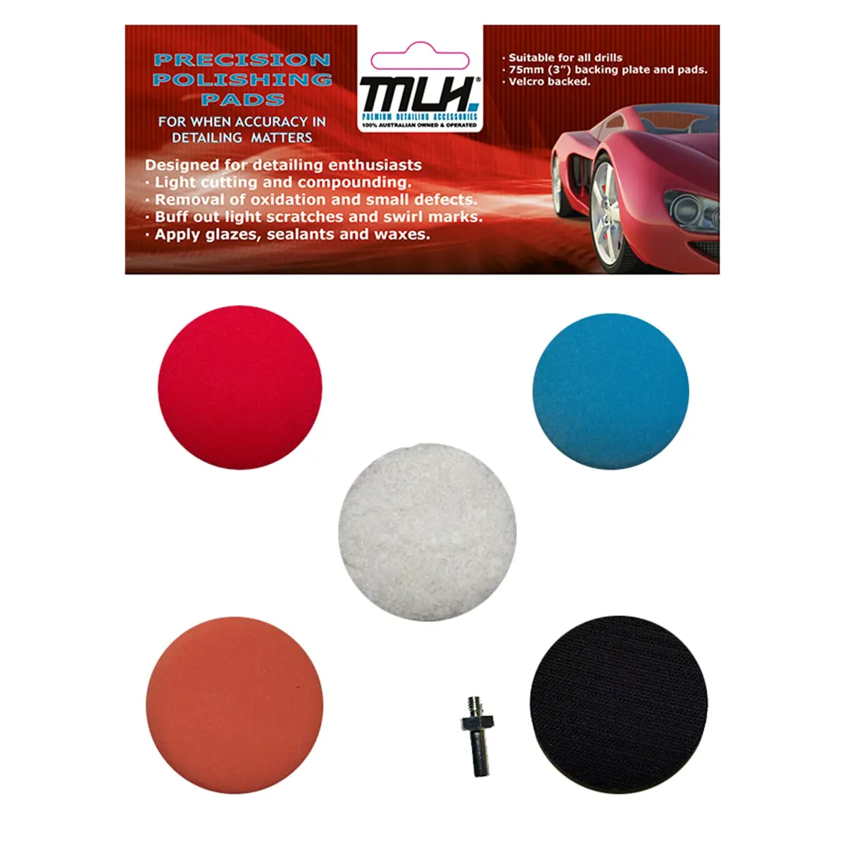 Mlh Detailing Precision Polishing Pads 75Mm 1