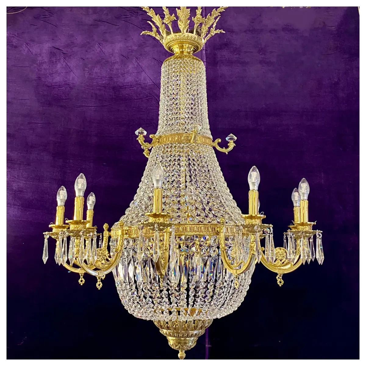 Extremely Large And Impressive Neoclassical Chandelier - Sold 1