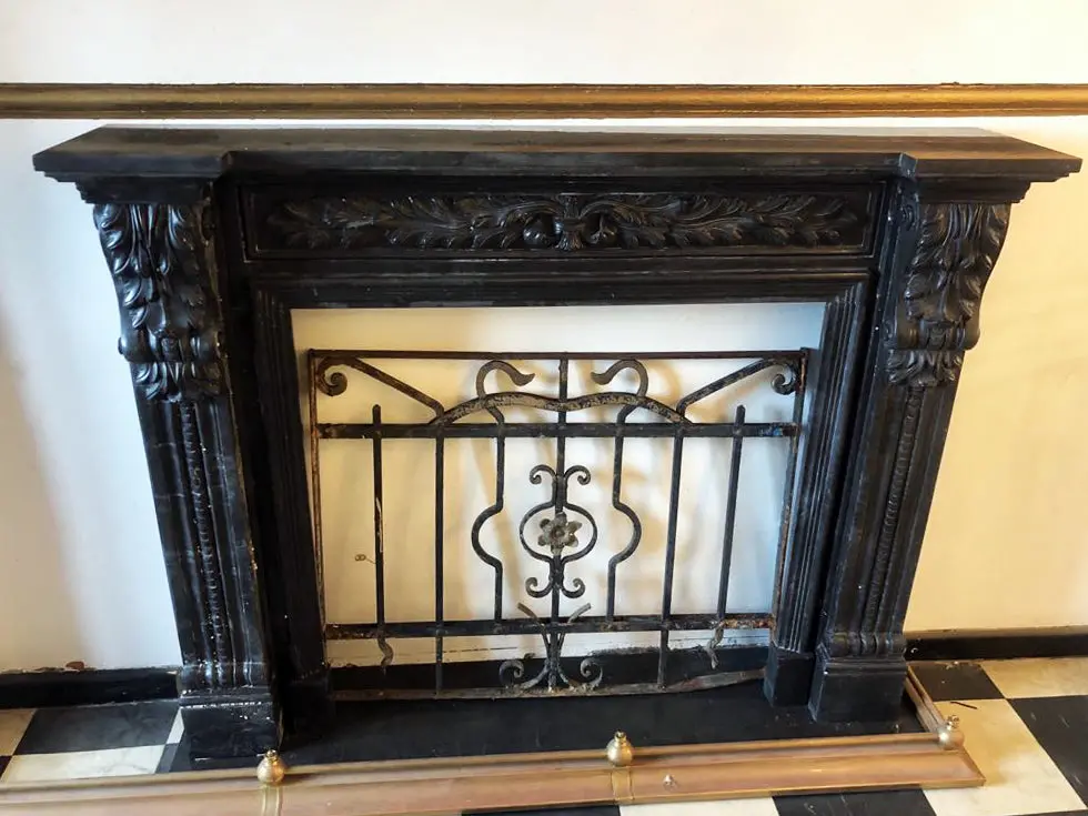 Black Marble Fire Surround - Sold 1