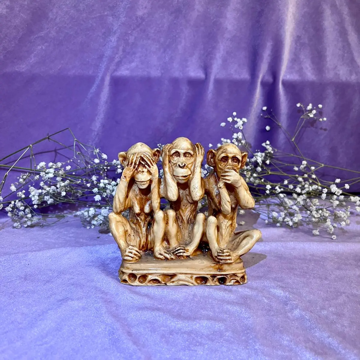 Vintage “Three Wise Monkeys” Figurine - Sold 1