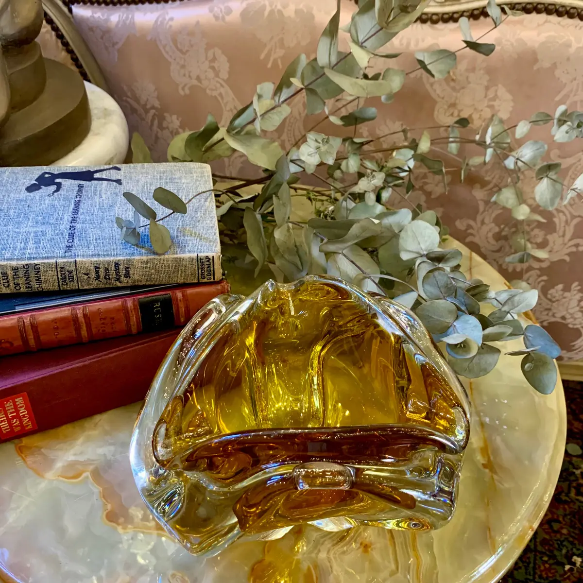 Stunning Rare And Vintage Honey Coloured Murano 1