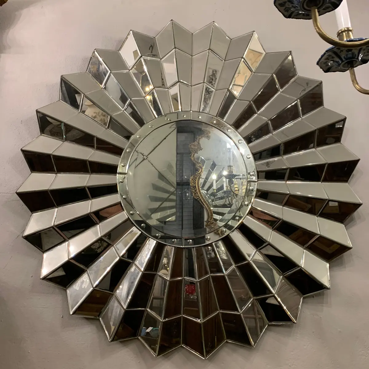 Contemporary Faceted Mirror 1