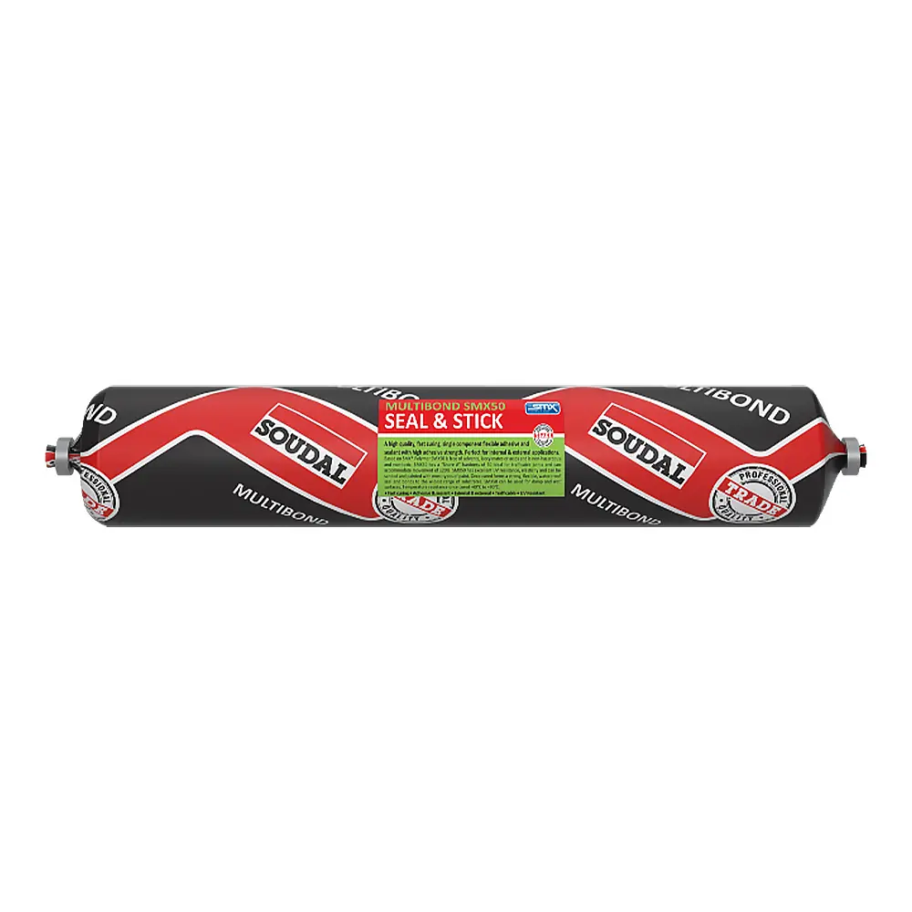 Soudal Multibond Smx50 Seal & Stick Black Adhesive Sealant 600Ml Sausage 1