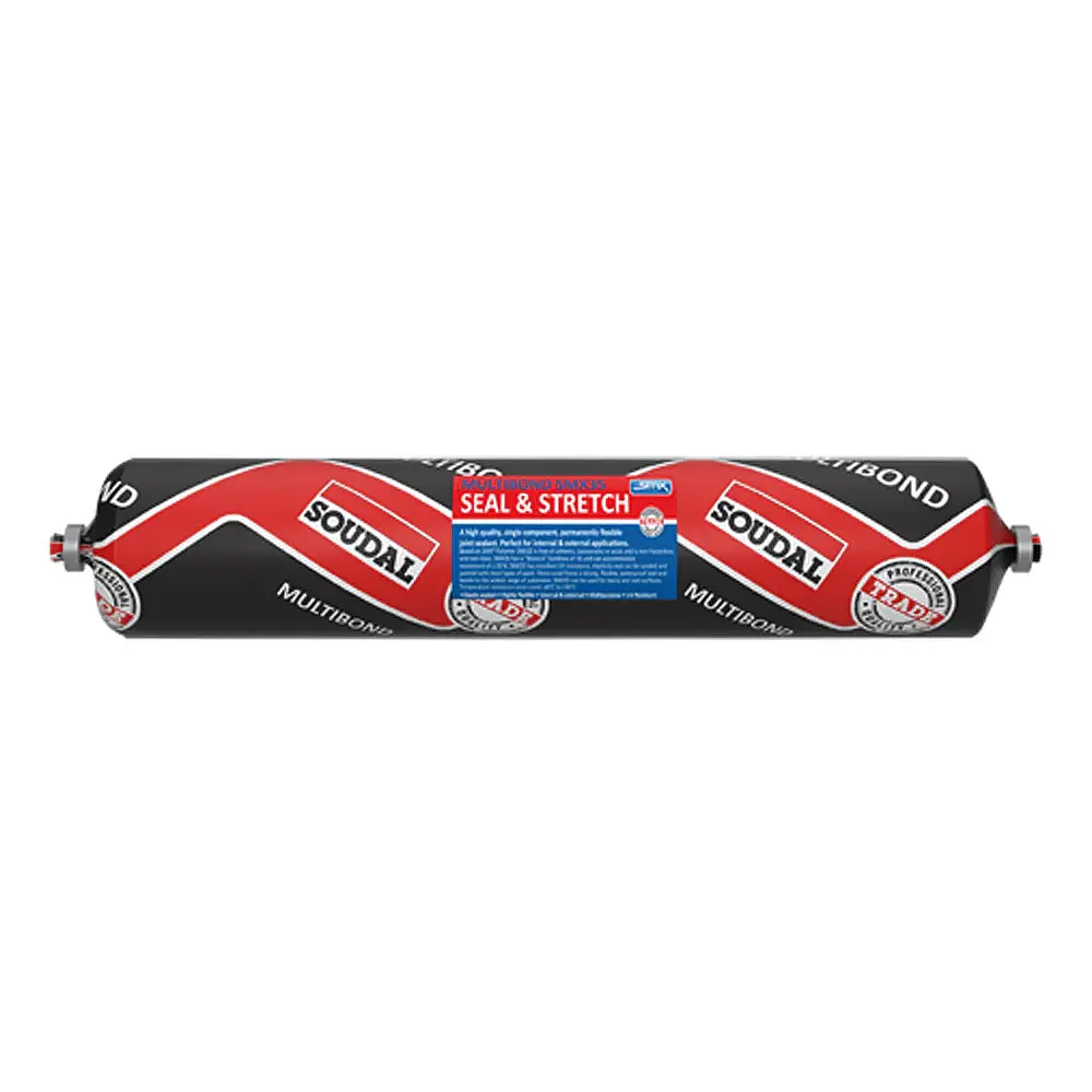 Soudal Multibond Smx35 Seal & Stretch Concrete Grey Joint Sealant 600Ml Sausage 1