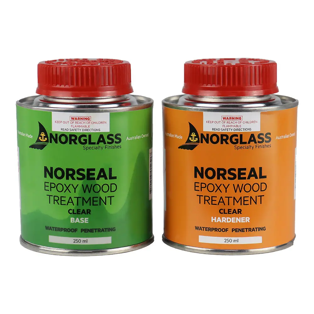 Norglass Norseal 2 Pack Epoxy Wood Treatment 500Ml Clear Waterproof 1