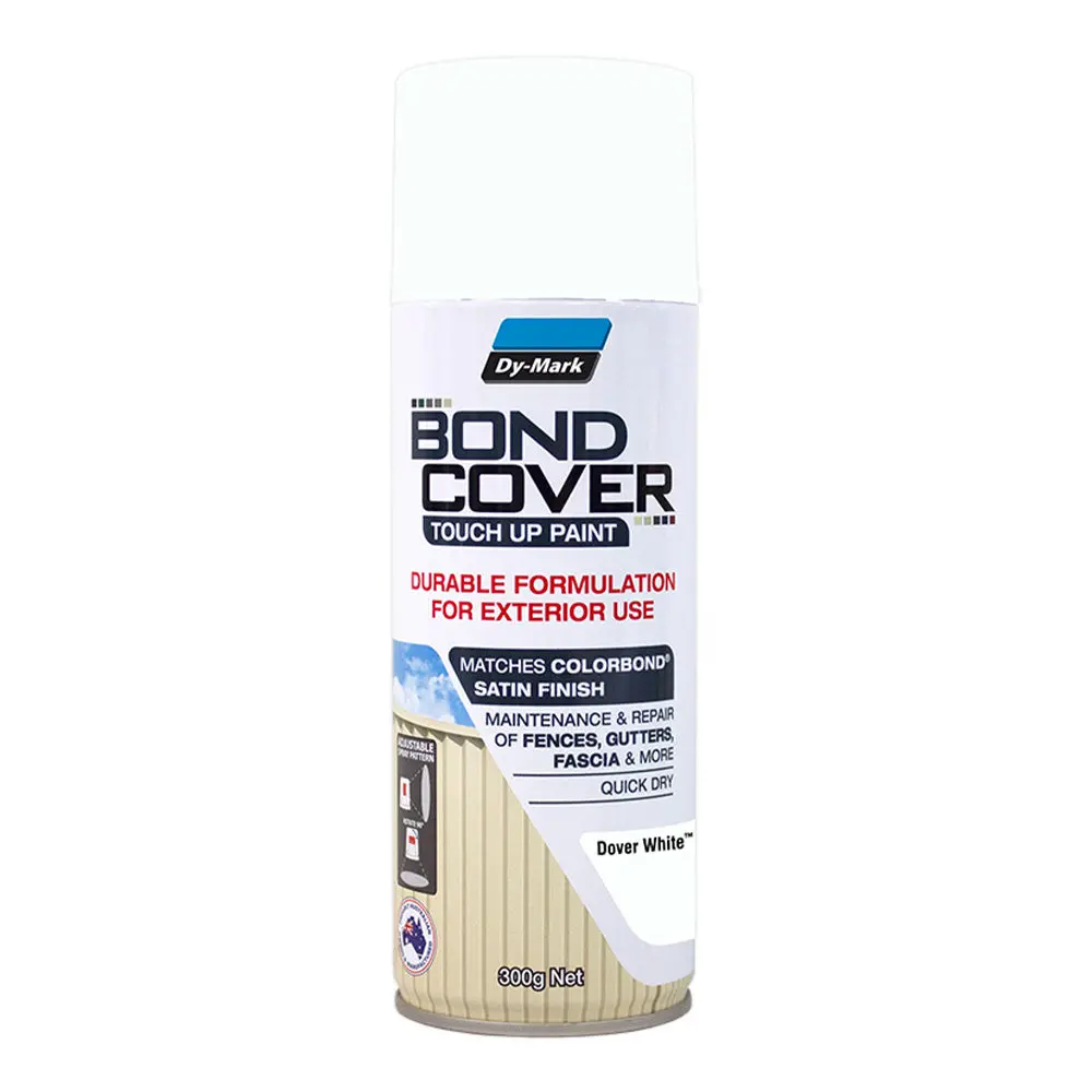 Dy-Mark Bondcover 300G Dover White Touch Up Colorbond Satin Finish 1