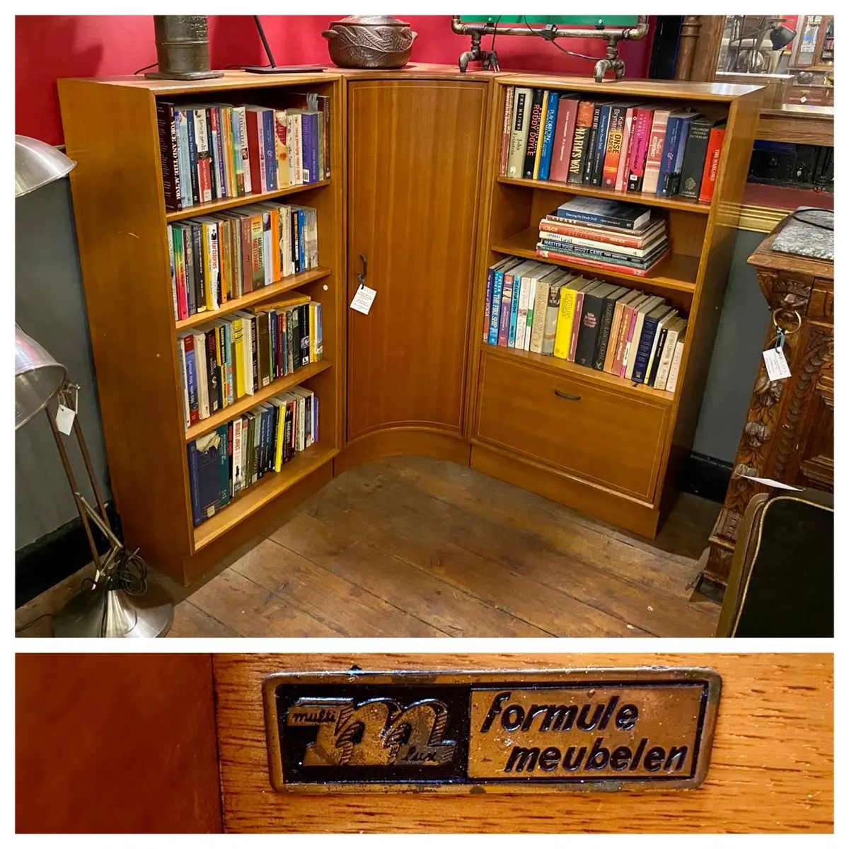 A Vintage 1960'S Multilux Sectional Bookcase 1